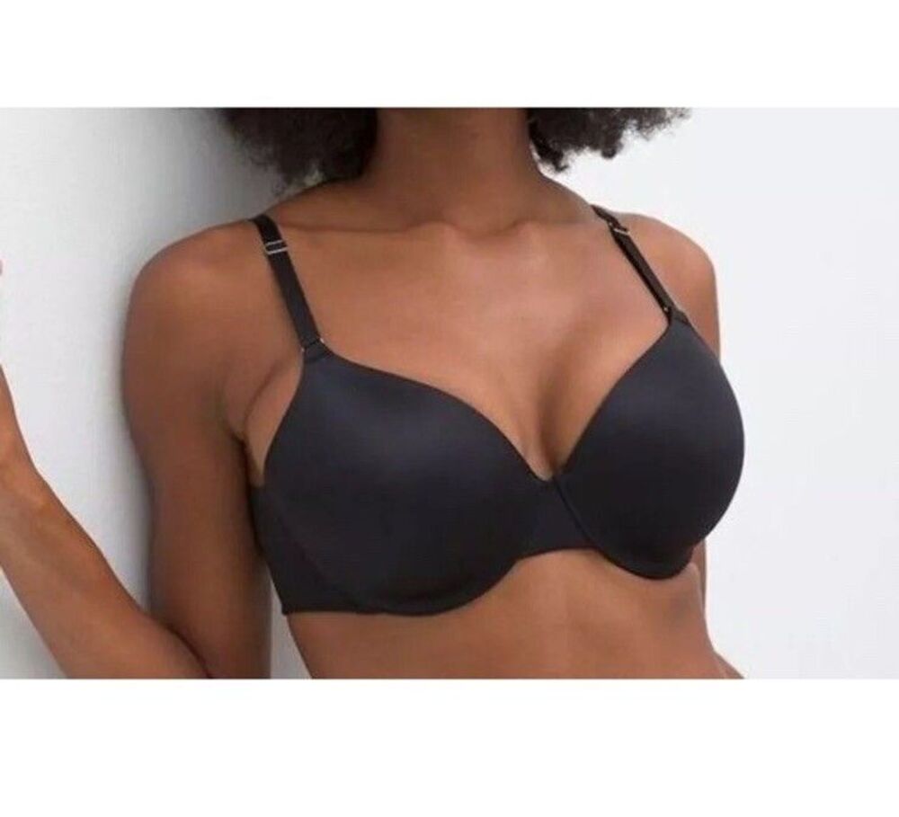 SOMA Vanishing 360 Perfect Coverage Bra Black Size 42DDD Underwire New Smoothing